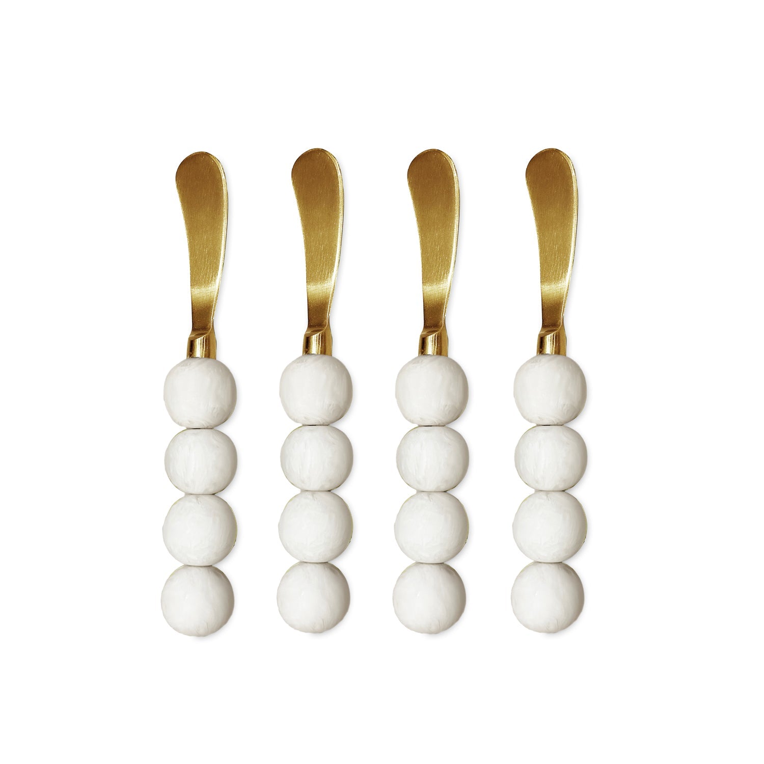 3407_2_590e207f-4150-4de0-b9b0-b1baa66352f7 RESIN Sorbet Speaders Set of 4 (Coconut) - Image 1