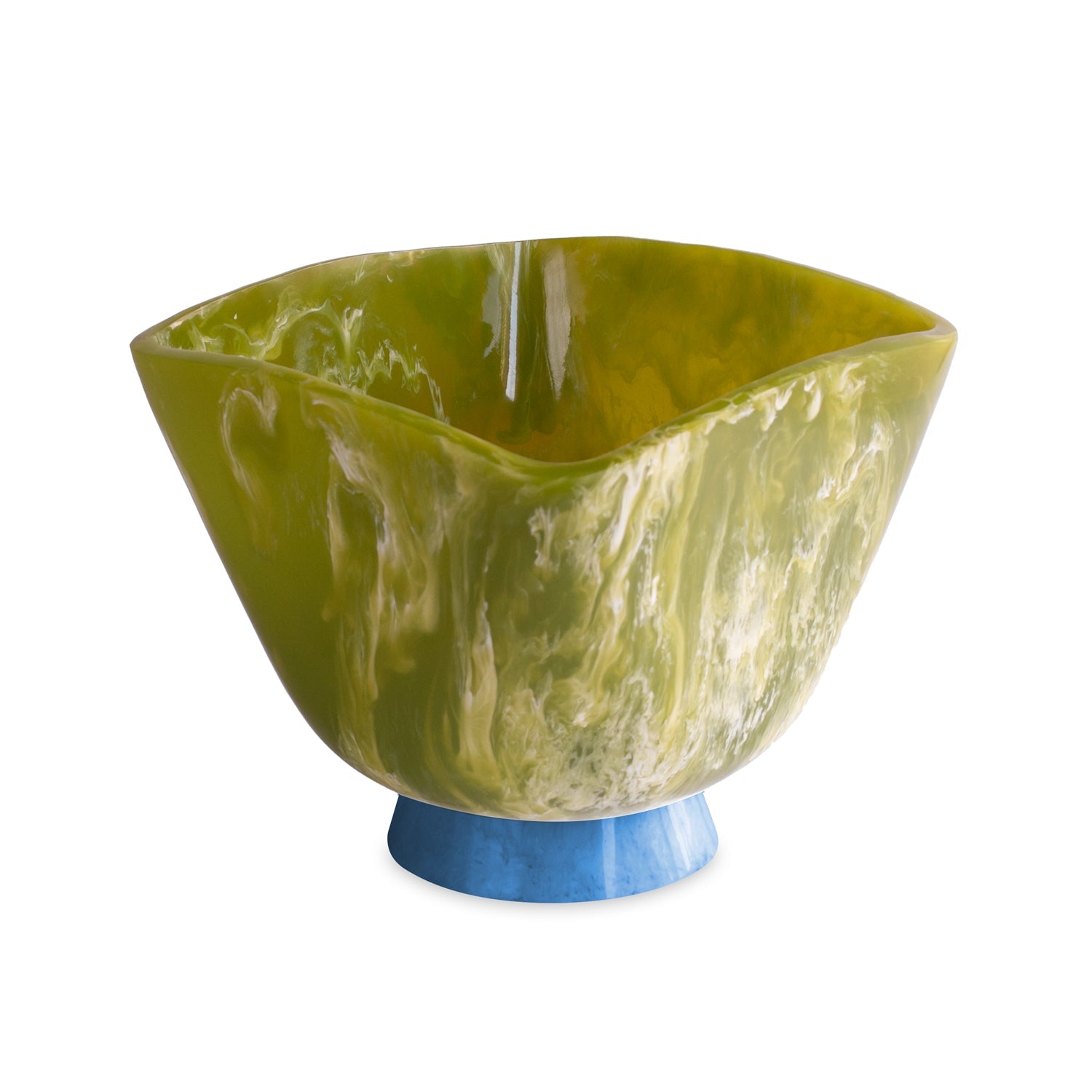 3408_2_d06e5f85-0f96-4580-9b4d-2f67b05604b7 RESIN Rio Large Wine Bucket with Base (Green and Blue) - Image 1