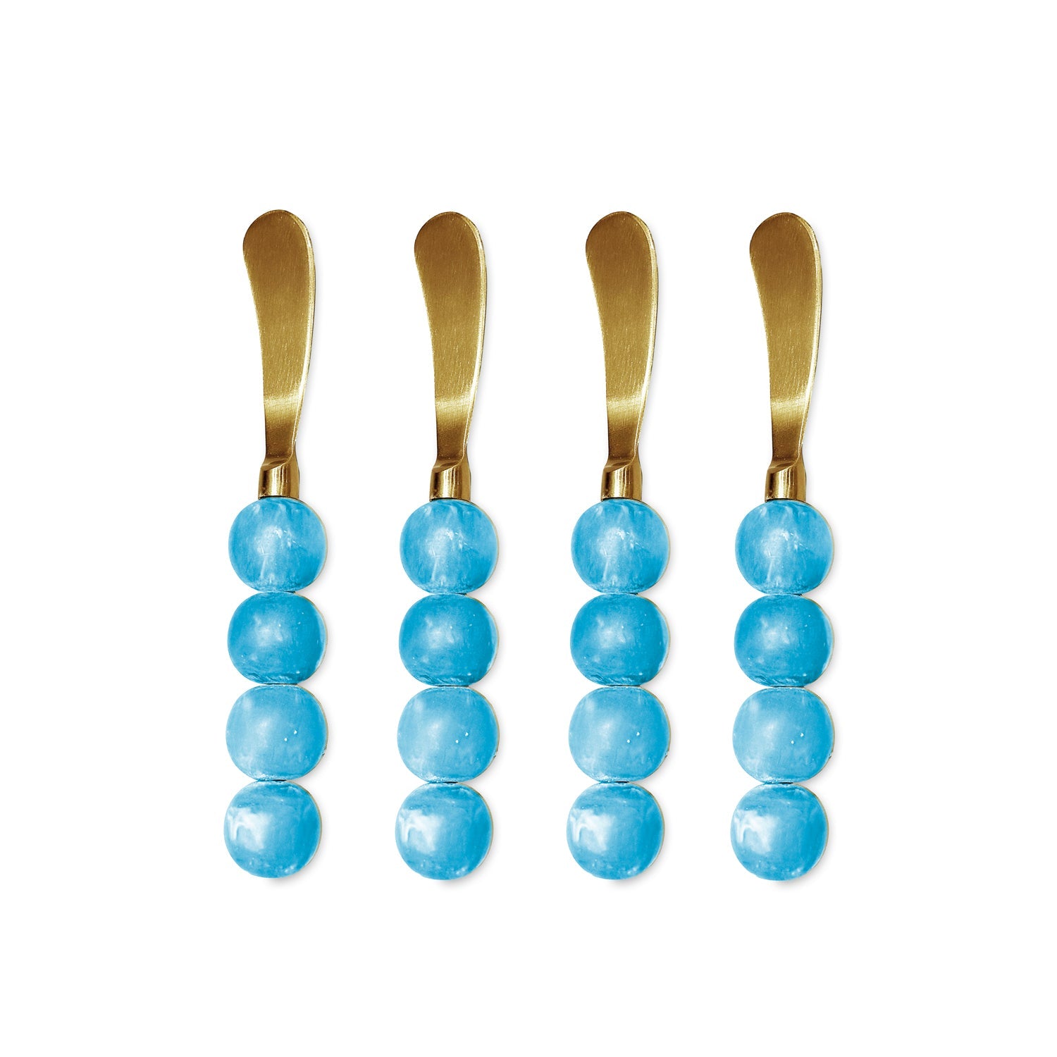 3411_2_69910432-f341-493c-96f6-781d7a6b7e4f RESIN Sorbet Spreaders Set of 4 (Blueberry) - Image 1