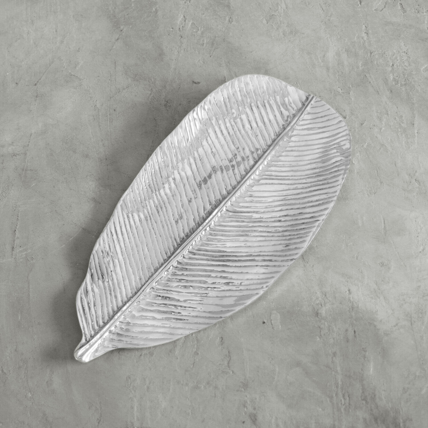 5648 GARDEN Jungle Leaf Large Platter - Image 1