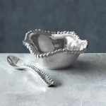 GIFTABLES Organic Pearl Petit Bowl with Spoon