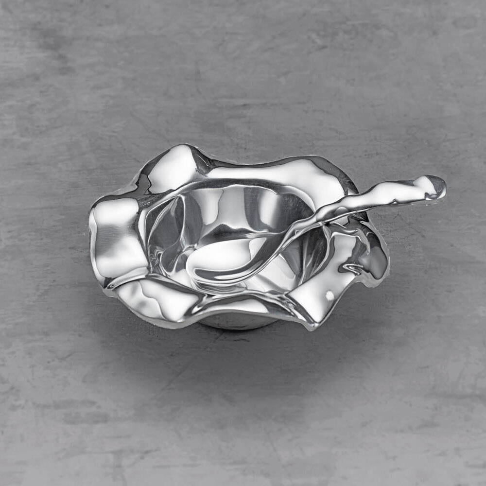 6516 GIFTABLES Vento Bowl with Spoon - Image 1