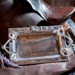 WESTERN Equestrian Large Tray with Handles - Image 3
