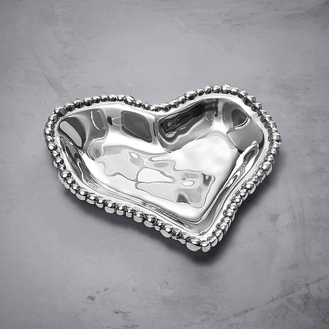 6572 ORGANIC PEARL Small Heart Platter - Image 1