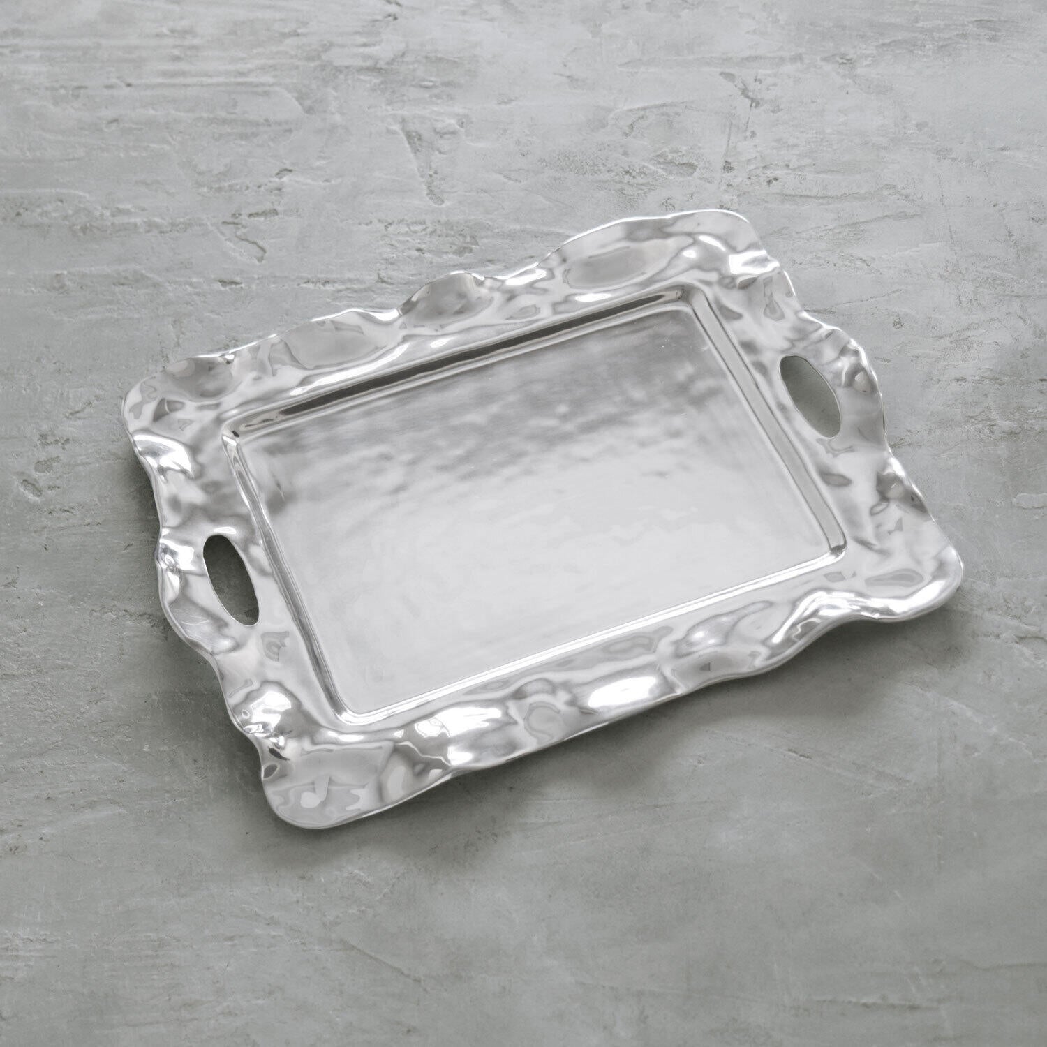 6782 VENTO Rebecca Large Rectangular Tray with Handles - Image 1