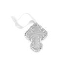 BABY Pearl Cross Ornament - Image 2
