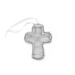 BABY Organic Pearl Cross Ornament - Image 2