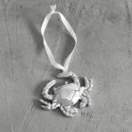 FINAL SALE - HOLIDAY Crab Ornament