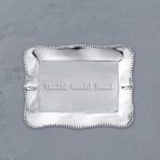 GIFTABLES Pearl Denisse Rectangular Engraved Tray "Thankful, Grateful, Blessed"