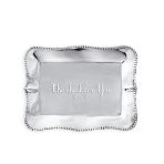 GIFTABLES Pearl Denisse Rectangular Engraved Tray - Thankful for You - Image 2