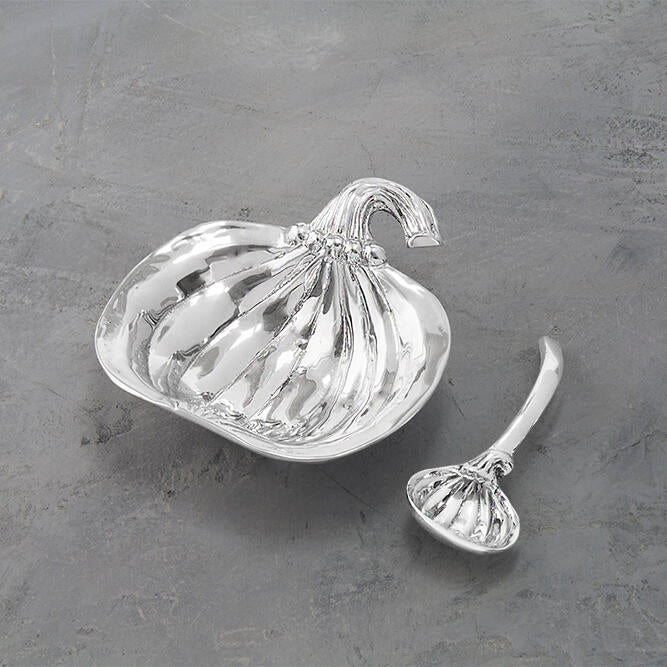7395 GIFTABLES Holiday Pumpkin Bowl with Spoon - Image 1
