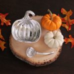 GIFTABLES Holiday Pumpkin Bowl with Spoon - Image 9