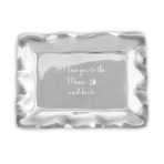 GIFTABLES Vento Engraved Tray "Love you to Moon back" - Image 3
