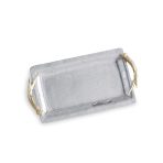 WESTERN Antler Emerson Long Rectangular Tray with Gold Handles - Image 2