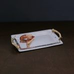 WESTERN Antler Emerson Long Rectangular Tray with Gold Handles - Image 3