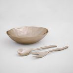 SIERRA MODERN Maia Small Salad Servers (Shiny Gold) - Image 3