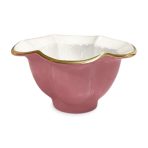 FINAL SALE - ENCANTO Devon Small Bowl (Pink and White) - Image 2