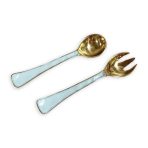 ENCANTO Soho Salad Servers (Sky Blue) - Image 2