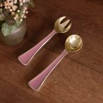 FINAL SALE - ENCANTO Soho Salad Servers (Pink) - Image 3