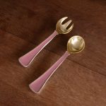 FINAL SALE - ENCANTO Soho Salad Servers (Pink)