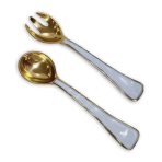 ENCANTO Soho Salad Servers (Periwinkle) - Image 2