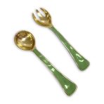 ENCANTO Soho Salad Servers Leaf Green - Image 2