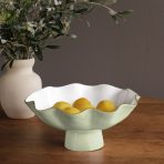 ENCANTO Carola Large Pedestal (Pistachio and White) - Image 4