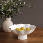 ENCANTO Carola Large Pedestal (Cream and White) - Image 4