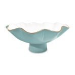 ENCANTO Carola Large Pedestal (Turquoise and White) - Image 2
