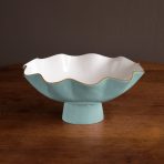 ENCANTO Carola Large Pedestal (Turquoise and White) - Image 3