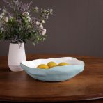 ENCANTO Nuevo Large Bowl (Sky Blue and White)
