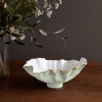 ENCANTO Bloom Medium Bowl (Pistachio and White) - Image 4