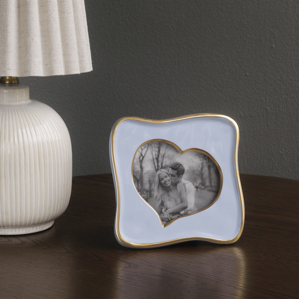 8612_4 FRAME Encanto Curved Heart 5 x 5 (Periwinkle) - Image 1