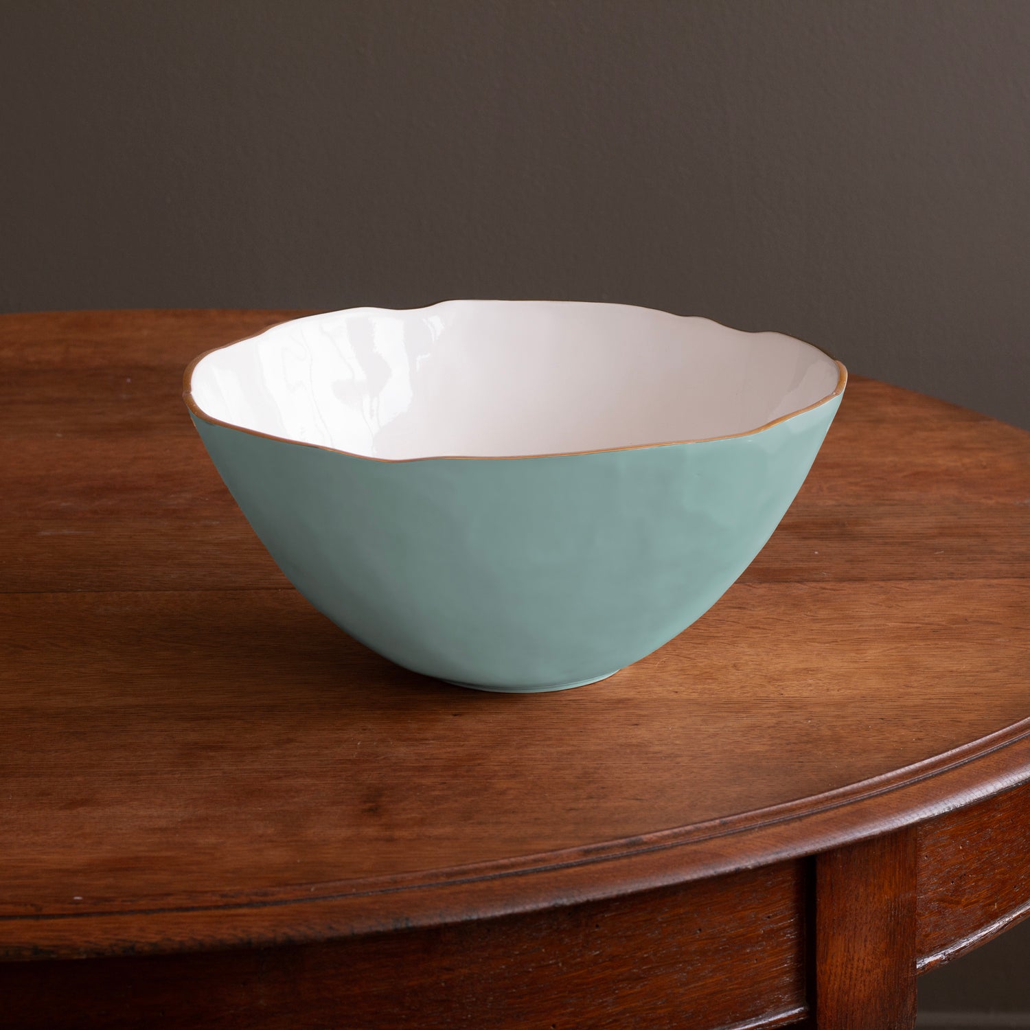 8622_9004a8ad-eee9-4650-a989-f9293331b19c FINAL SALE - ENCANTO Demeter Large Bowl (Turquoise and White) - Image 1