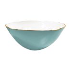 FINAL SALE - ENCANTO Demeter Large Bowl (Turquoise and White) - Image 2
