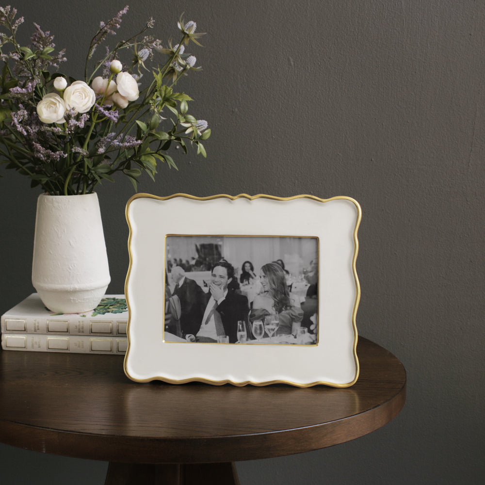 8636_2 FRAME Encanto Rea 5x7 (Cream) - Image 1