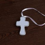 ENCANTO  Athens Cross Ornament (Periwinkle)