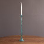 FINAL SALE - ENCANTO Crosby Large Candlestick Holder (Turquoise) - Image 3