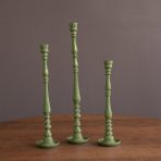 ENCANTO Crosby Medium Candlestick Holder (Leaf Green) - Image 4