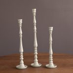 ENCANTO Crosby Large Candlestick Holder (Cream) - Image 4