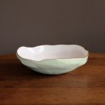 ENCANTO Nuevo Large Bowl (Pistachio and White) - Image 7
