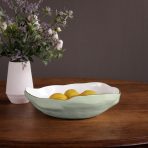ENCANTO Nuevo Large Bowl (Pistachio and White) - Image 4
