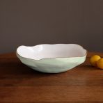 ENCANTO Nuevo Large Bowl (Pistachio and White) - Image 3
