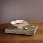 ENCANTO Claire Small Oval Bowl with Spoon (Cream, White and Gold) - Image 5