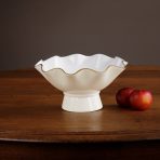 ENCANTO Carola Small Pedestal (Cream and White) - Image 4