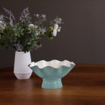ENCANTO Carola Small Pedestal (Turquoise and White) - Image 4