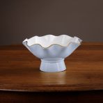 ENCANTO Carola Small Pedestal (Periwinkle and White) - Image 3