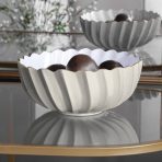 ENCANTO Orlando Medium Bowl (Cream and White) - Image 4