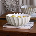 ENCANTO Orlando Medium Bowl (Cream and White) - Image 5