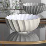 ENCANTO Orlando Medium Bowl (Cream and White) - Image 3